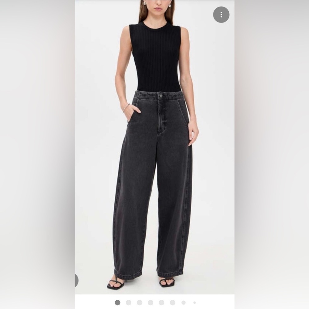 Pistols Lottie high rise relaxed bowed leg size 27 NWT